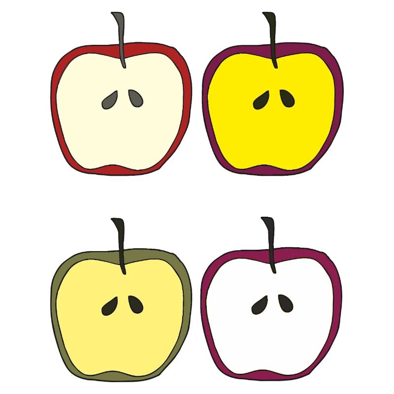 Äpfel bunt