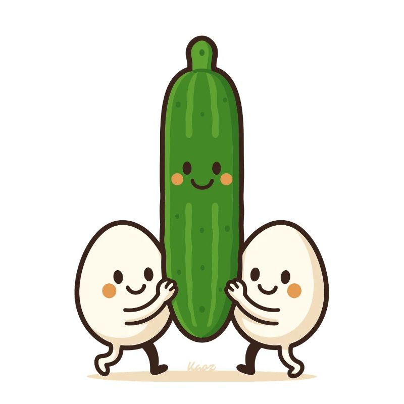 Zwei Eier & eine Gurke – Beste Freunde