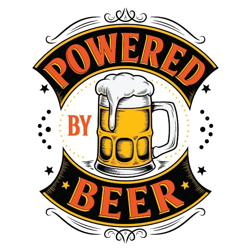 Energiegeladenes Bierglas-Design