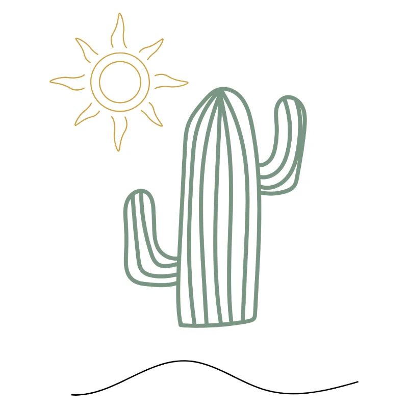 Kaktus im Sonnenlicht