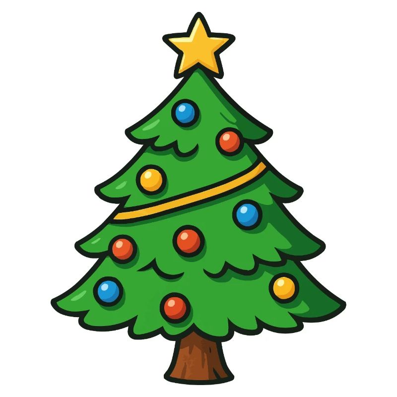 Weihnachtsbaum Cartoon