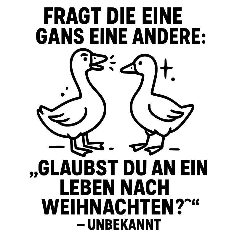 gans weihnachten witz leben danach