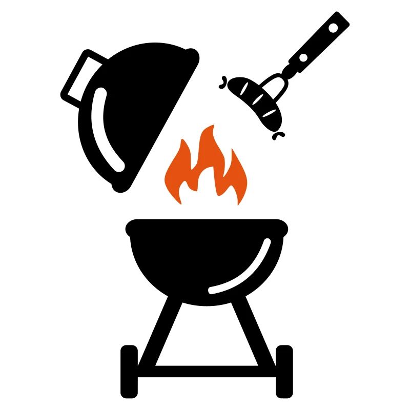 Grill mit Wurst