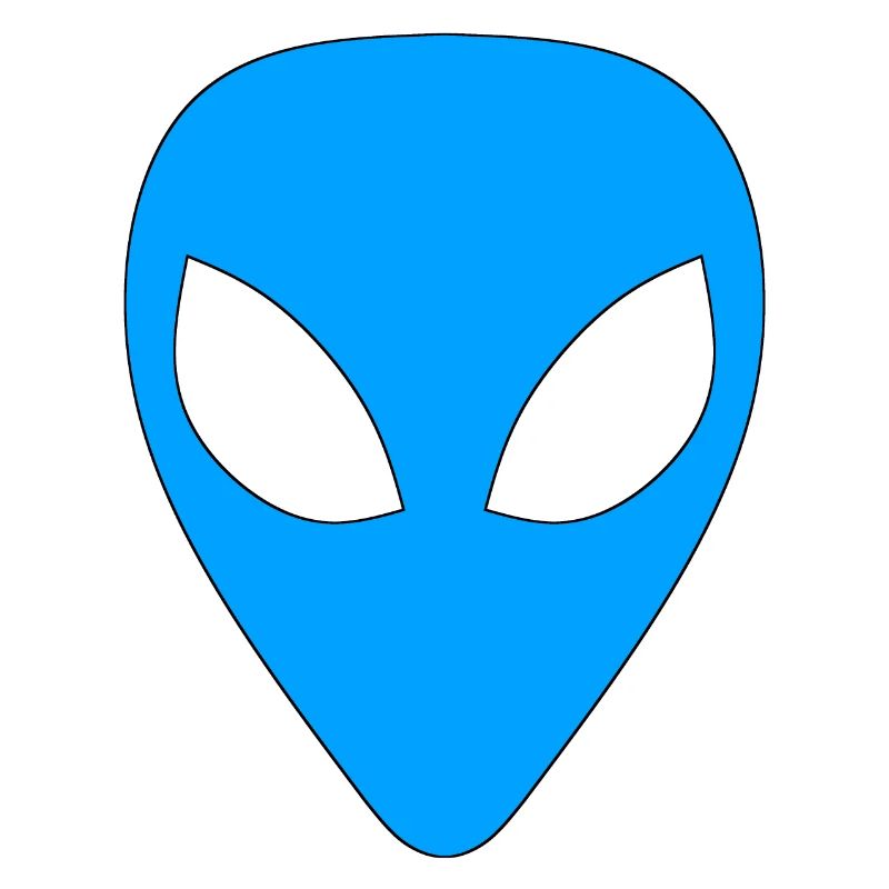 Alien - (Blau)