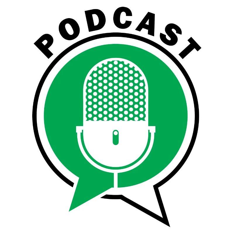 Podcast Microphone Speech Bubbles