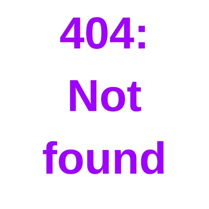 404: Not found