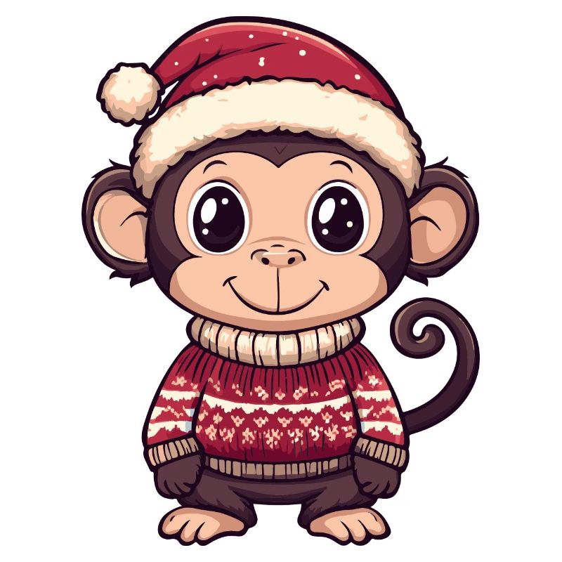 Monkey Christmas Comic