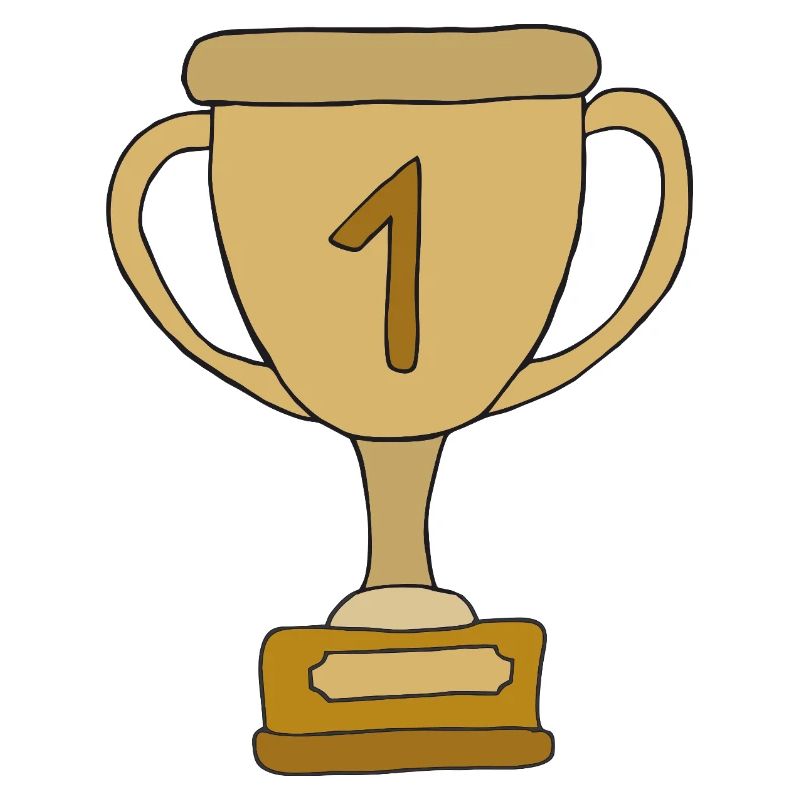 pokal platz eins
