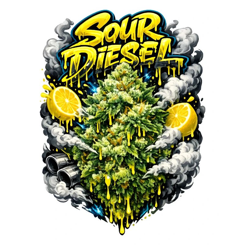 Typographie de la souche diesel acide Imprimé