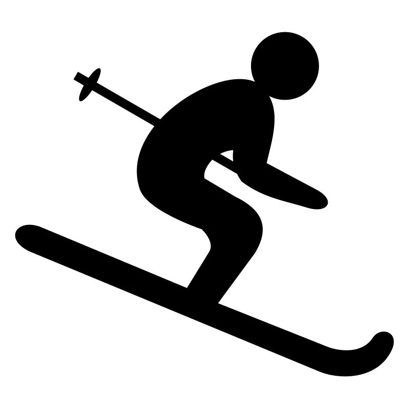 Ski Abfahrt