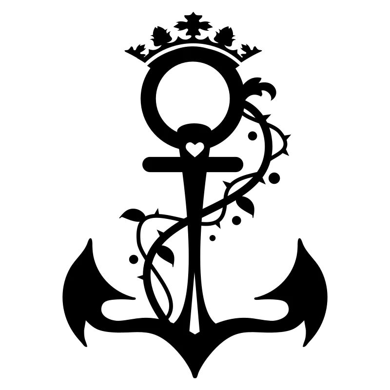 Der stilisierte Anker - Glaube Liebe Hoffnung