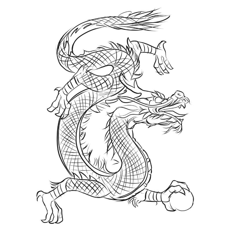 Schwarzer Drache der Unterwelt - Geschenk