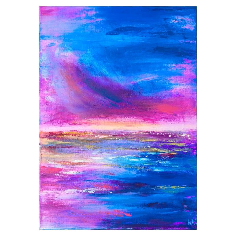 Lebendiger Himmel Horizont Abstrakte Kunst