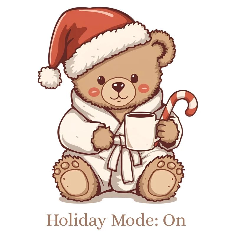 Cozy Teddy Xmas – Mode vacances : Activé