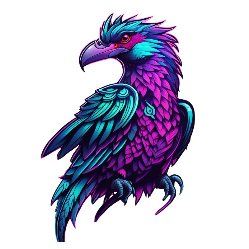 Neonphönix Farbflug