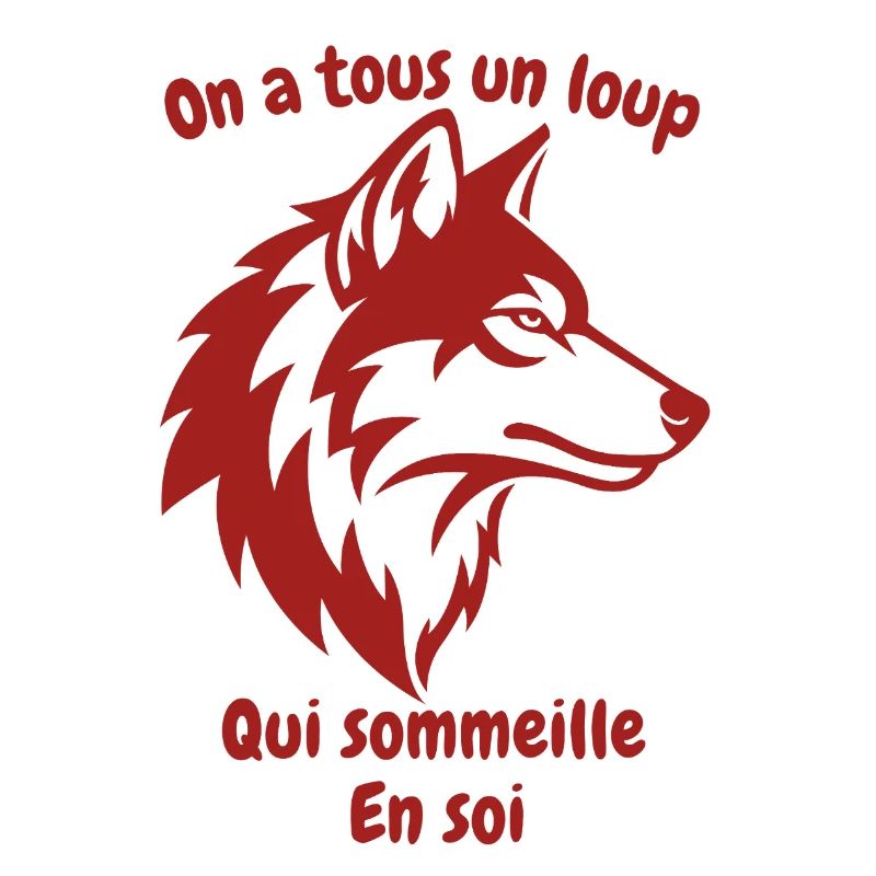 Schlafender innerer Wolf