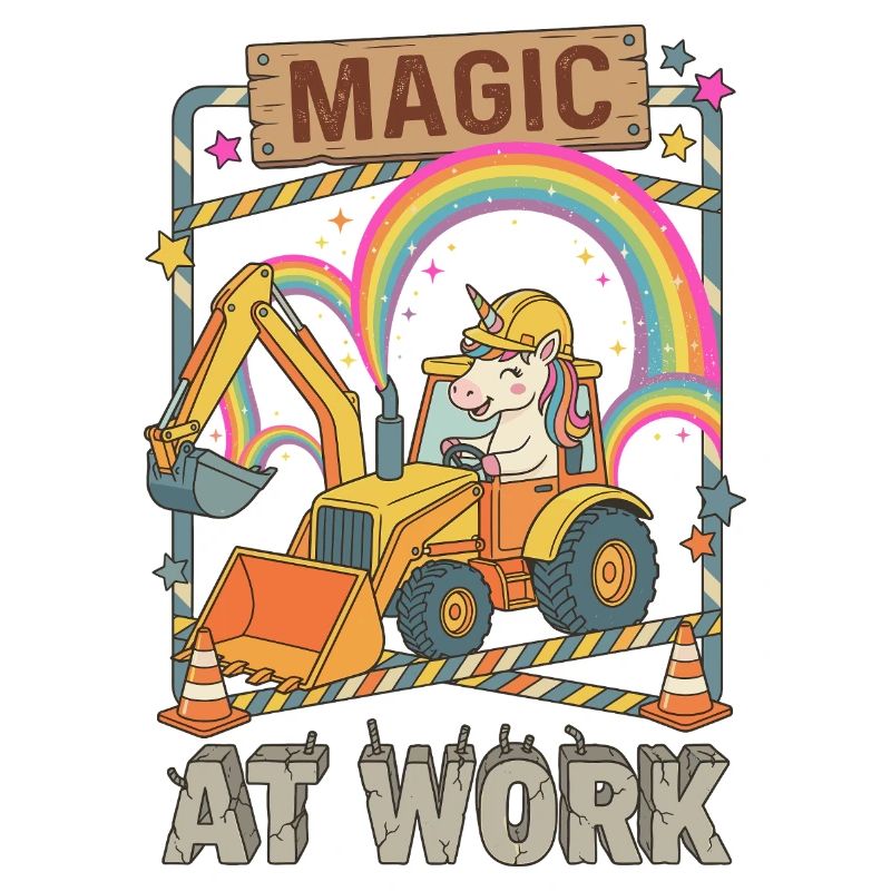 Magic At Work Unicorn Excavator