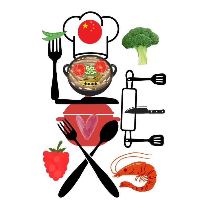 China Kitchen Collage