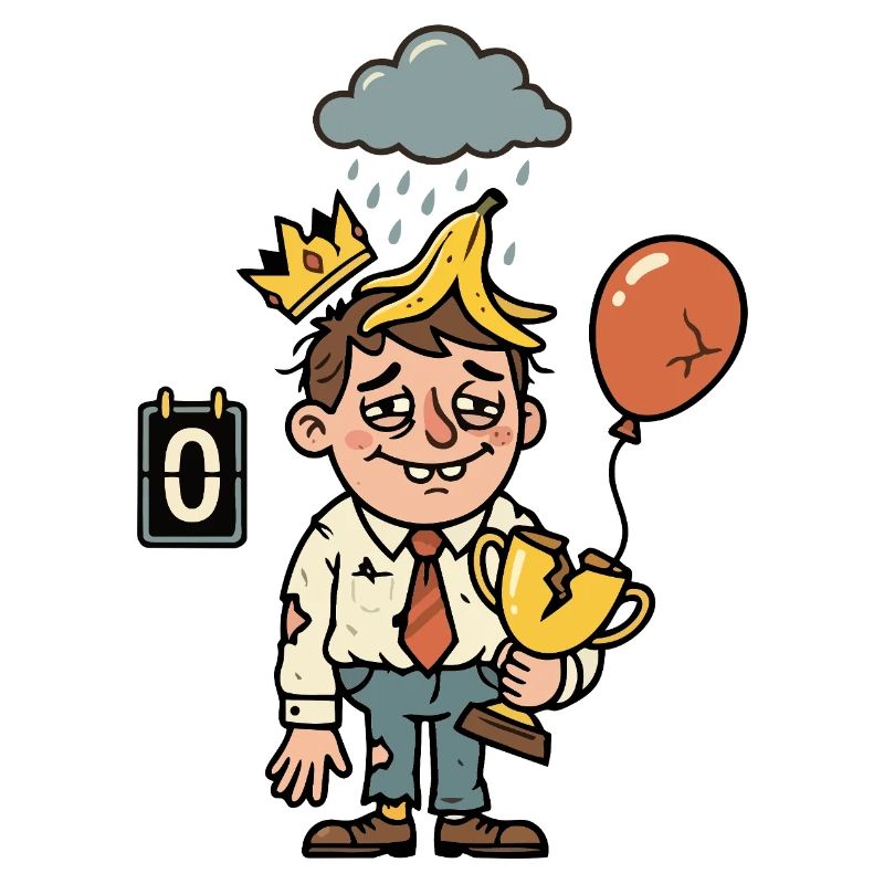 Perdant malchanceux, perdant, perdant inutile