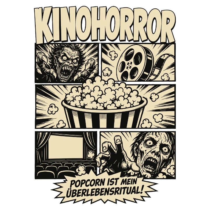 Kino Horror Popcorn Überlebensritual