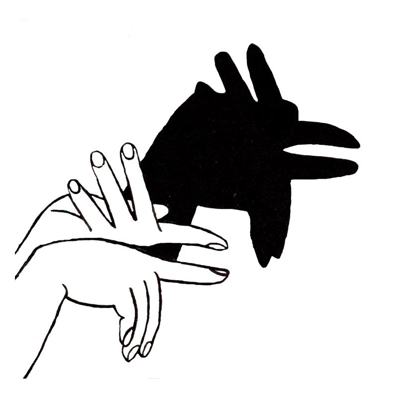 Bio Lätzchen Handschatten Hahn