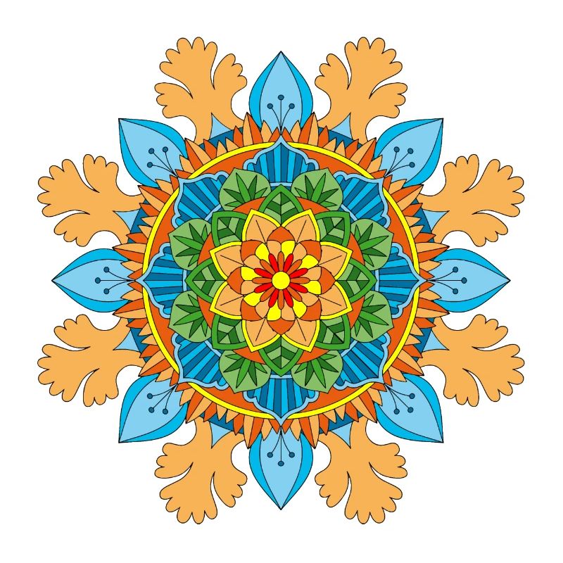 Blumen Mandala
