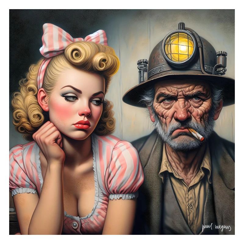 Das Mädchen und der Bergmann