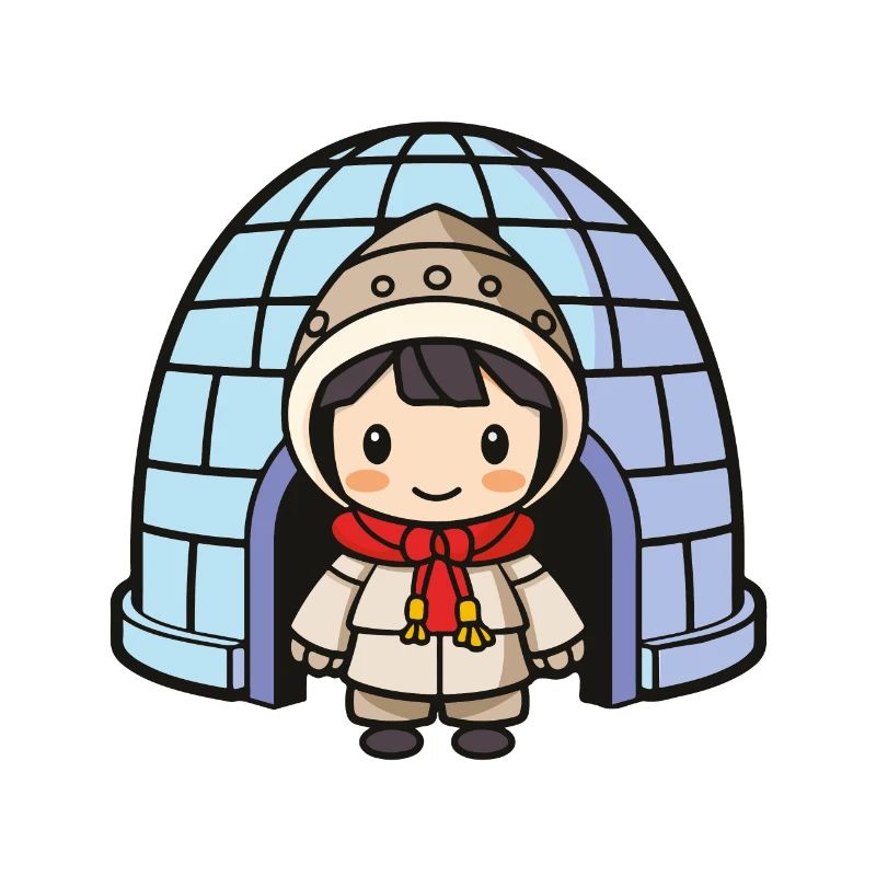 Igloo Eskimo Girl