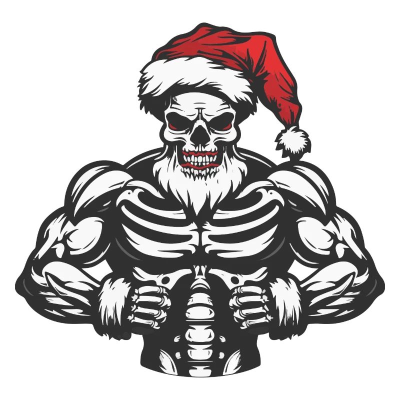 weihnachten skull