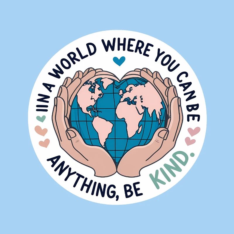 Be Kind World Heartfelt Compassion & Unity