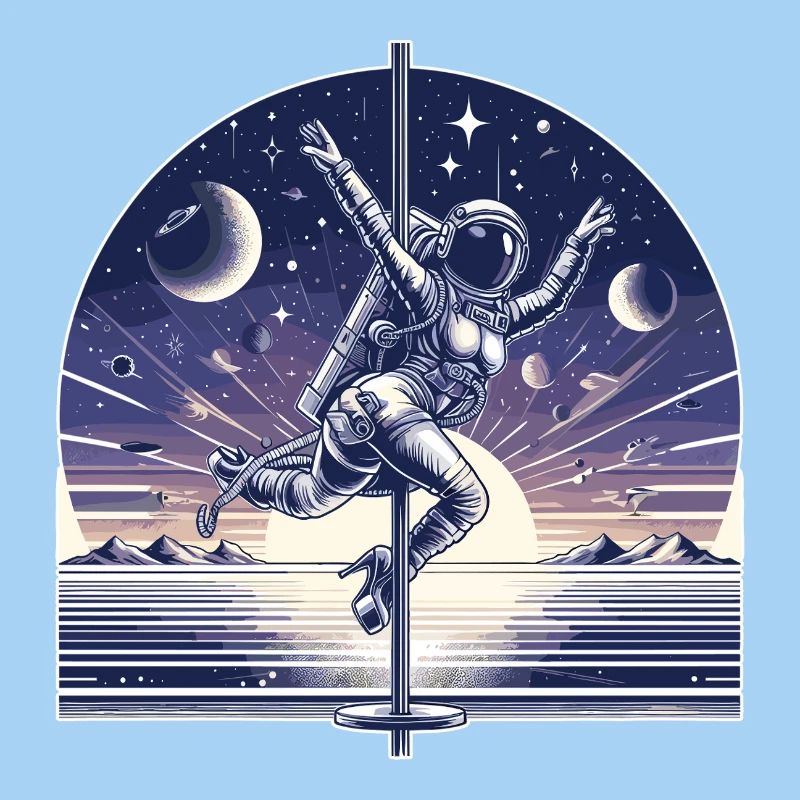 Pole Dance Astronaut Pole Dance Gift