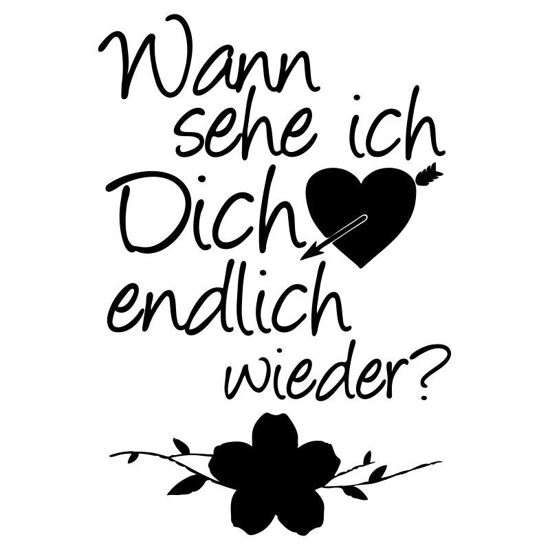 Wiedersehen Liebe, Spruch, Geschenk