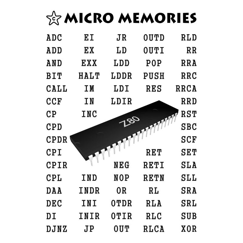 Vintage Chip Z80 & Instruction Set for Programmers