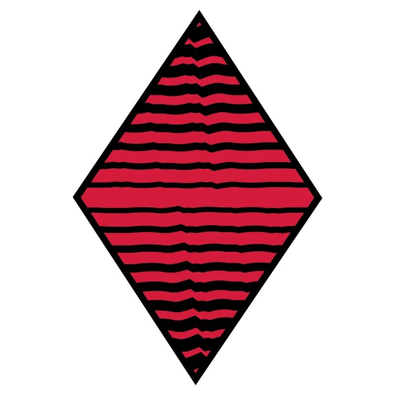 Rhombus form strokes pattern many lines