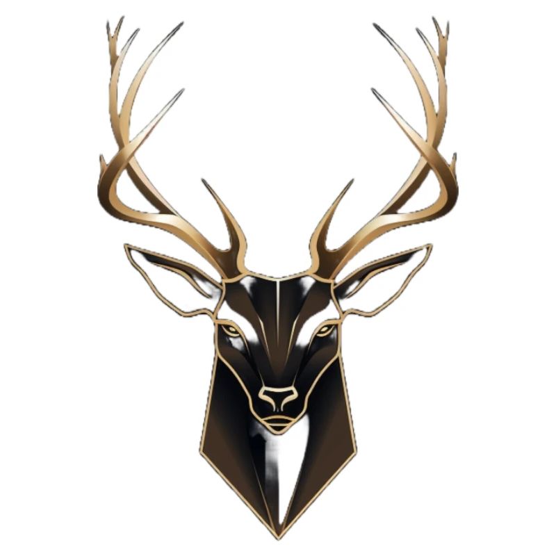 Minimalistischer Hirsch