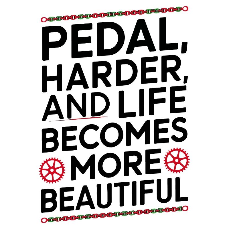 Motivational Cycling Quote Design