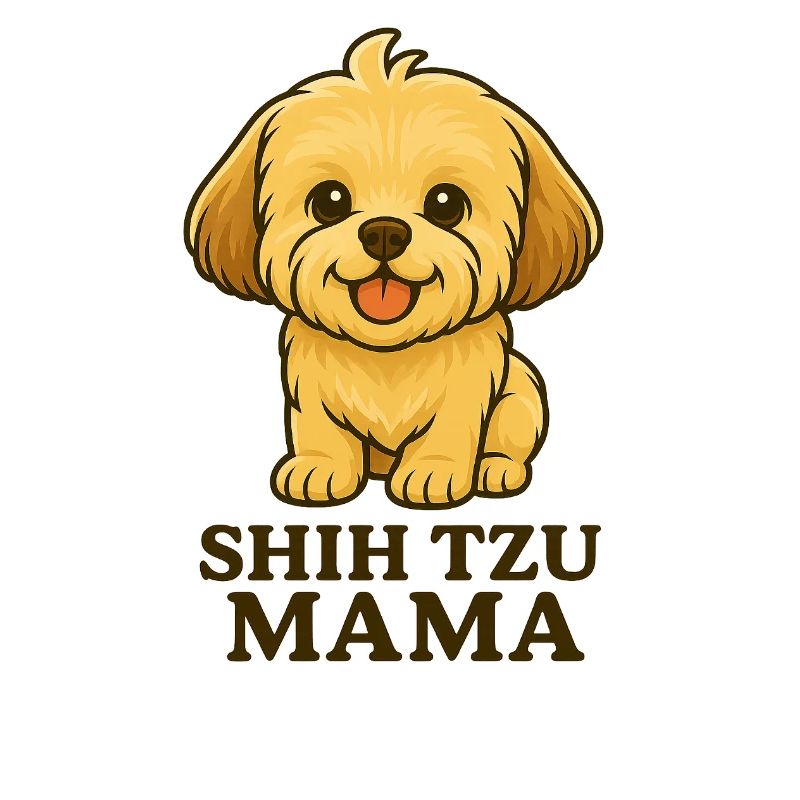 Tiny Paws Fun Logo Shih Tzu Mama