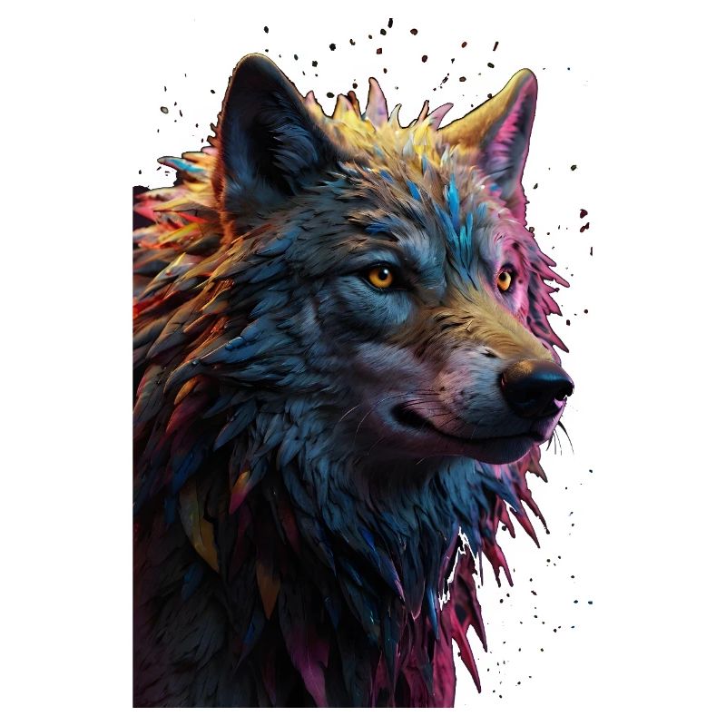Wolf Wolfskopf Raubtier Geschenk