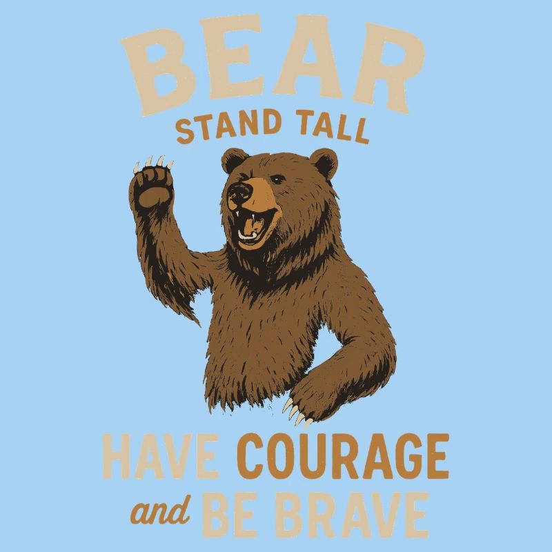 Devise de l’ours pour les braves