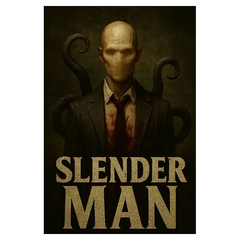 Slender Man VHS Forest Glitch Horror Tee