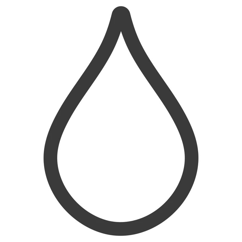 Einfaches Wassertropfen-Symbol-Logo