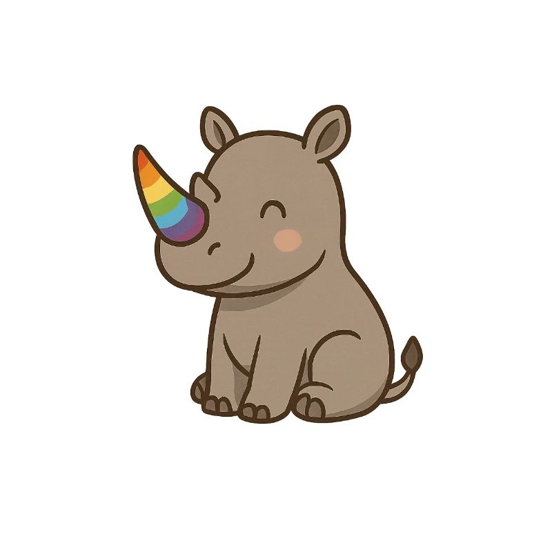 Rainbow Rhino
