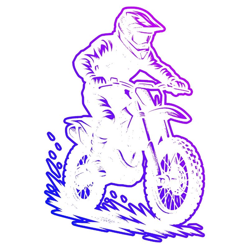 Conception compacte du motocross