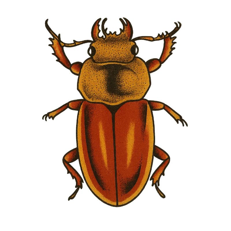 Kunstdruck „Crimson Bug“