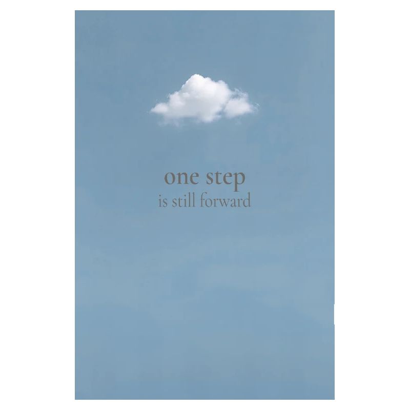 One Step Is Still Forward – Minimal Poster