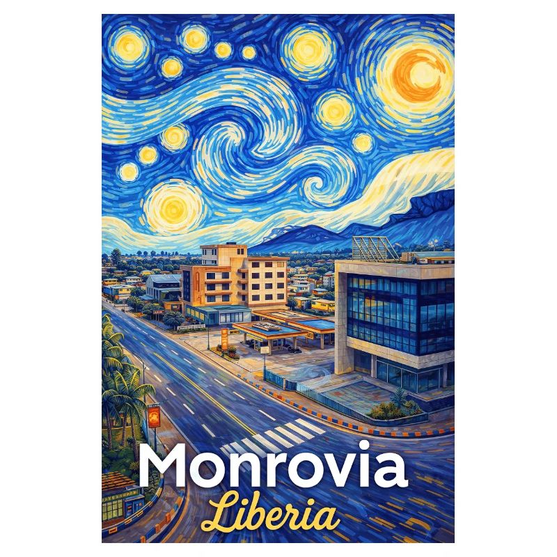 Monrovia Liberia Starry Night
