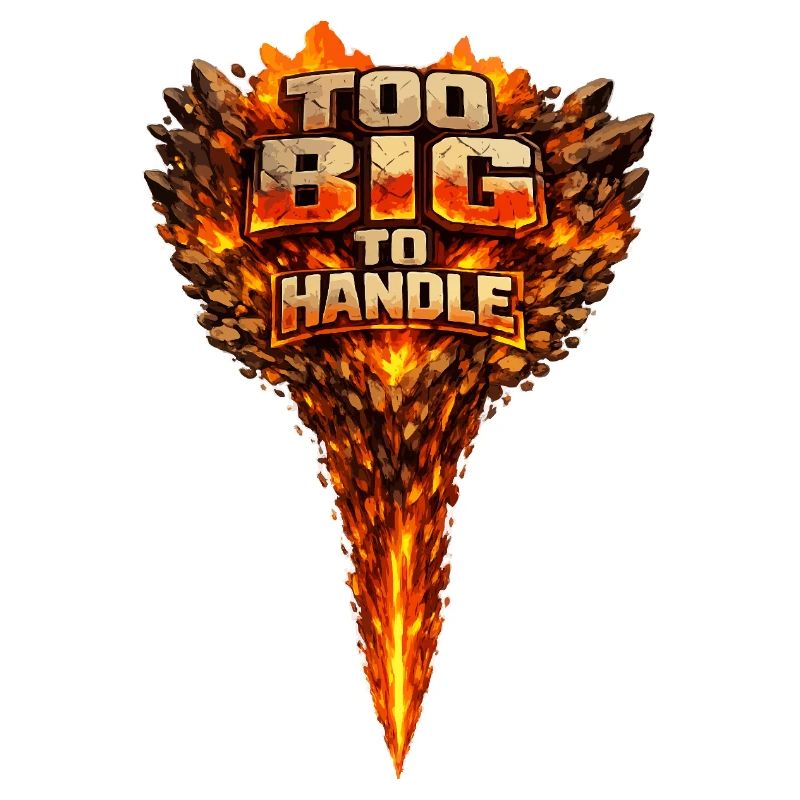 Too Big to Handle Flame Logo