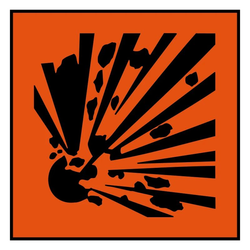 symbole de danger explosif