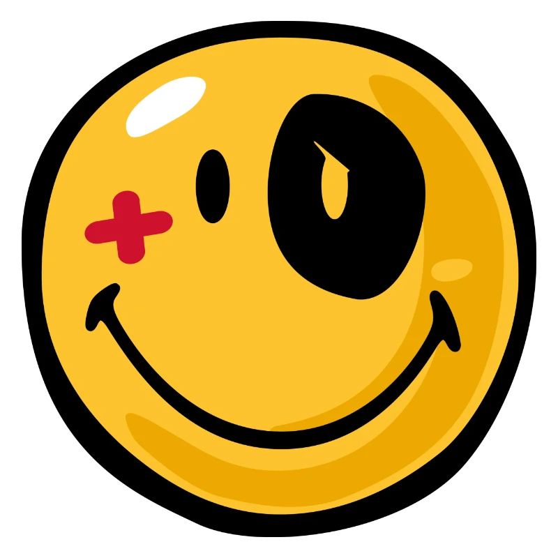 Smiley black eyed