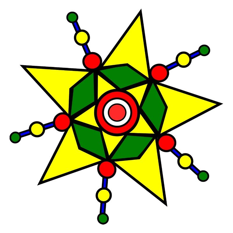 Bunt und geometrisch